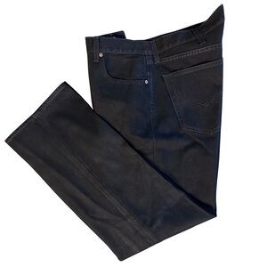 Men's Black Straight Jeans